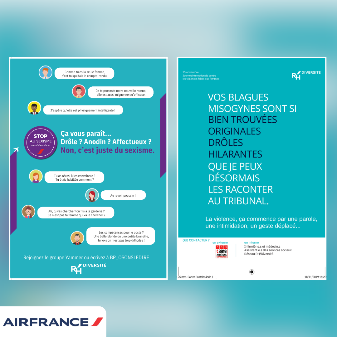 Visuel d'AIR FRANCE choisi pour le témoignage