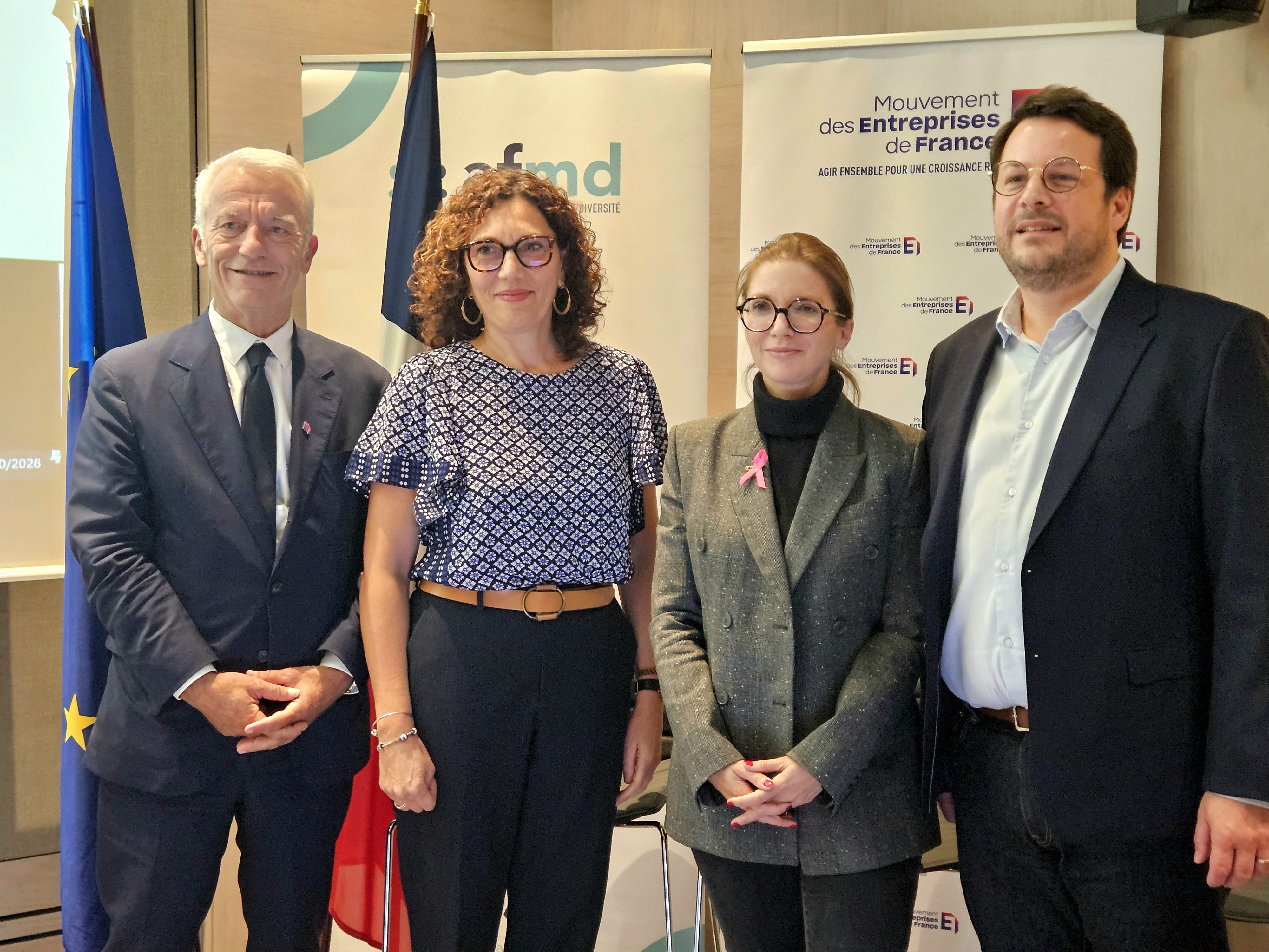 Photo représentants MEDEF/ AFMD