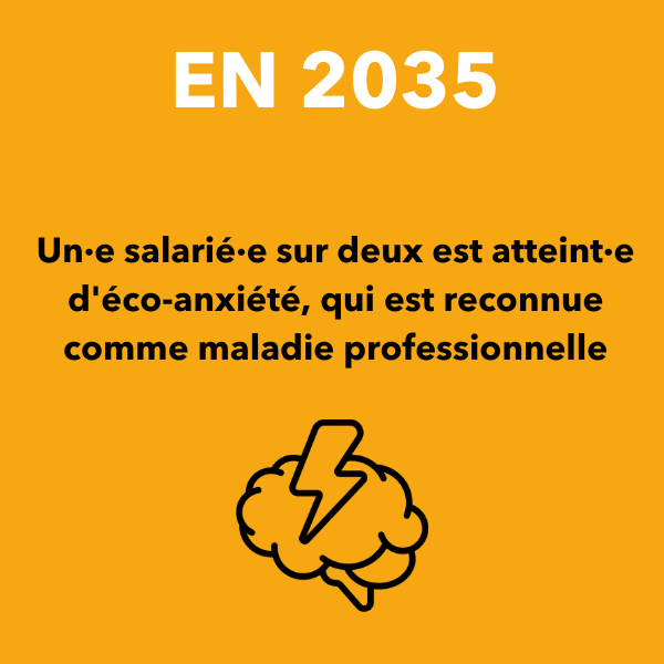 un salarié sur deux est atteint d'éco anxiété, qui est reconnue comme maladie professionelle 