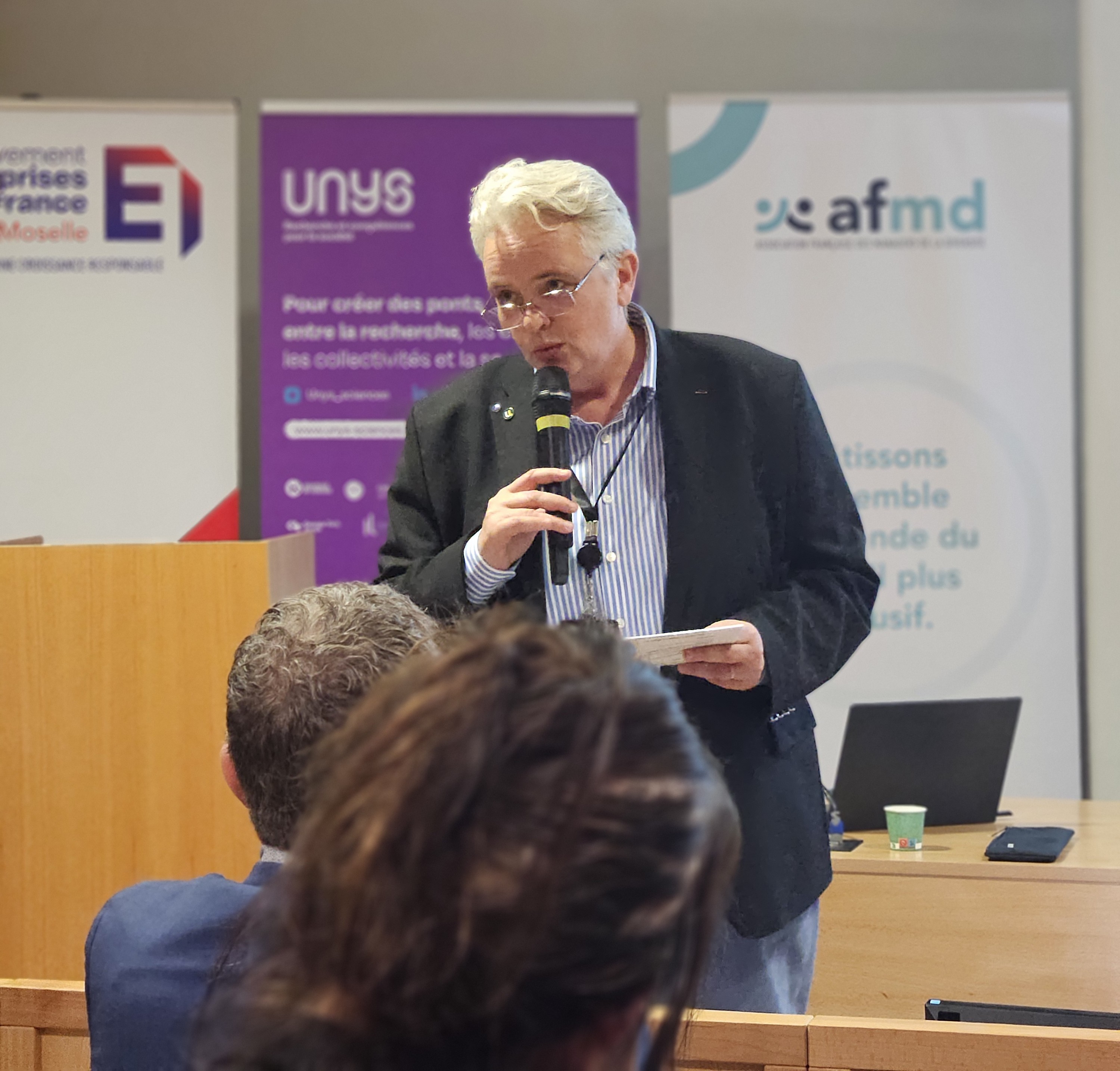 Prise de parole de la présidente de l'Université de Lorraine