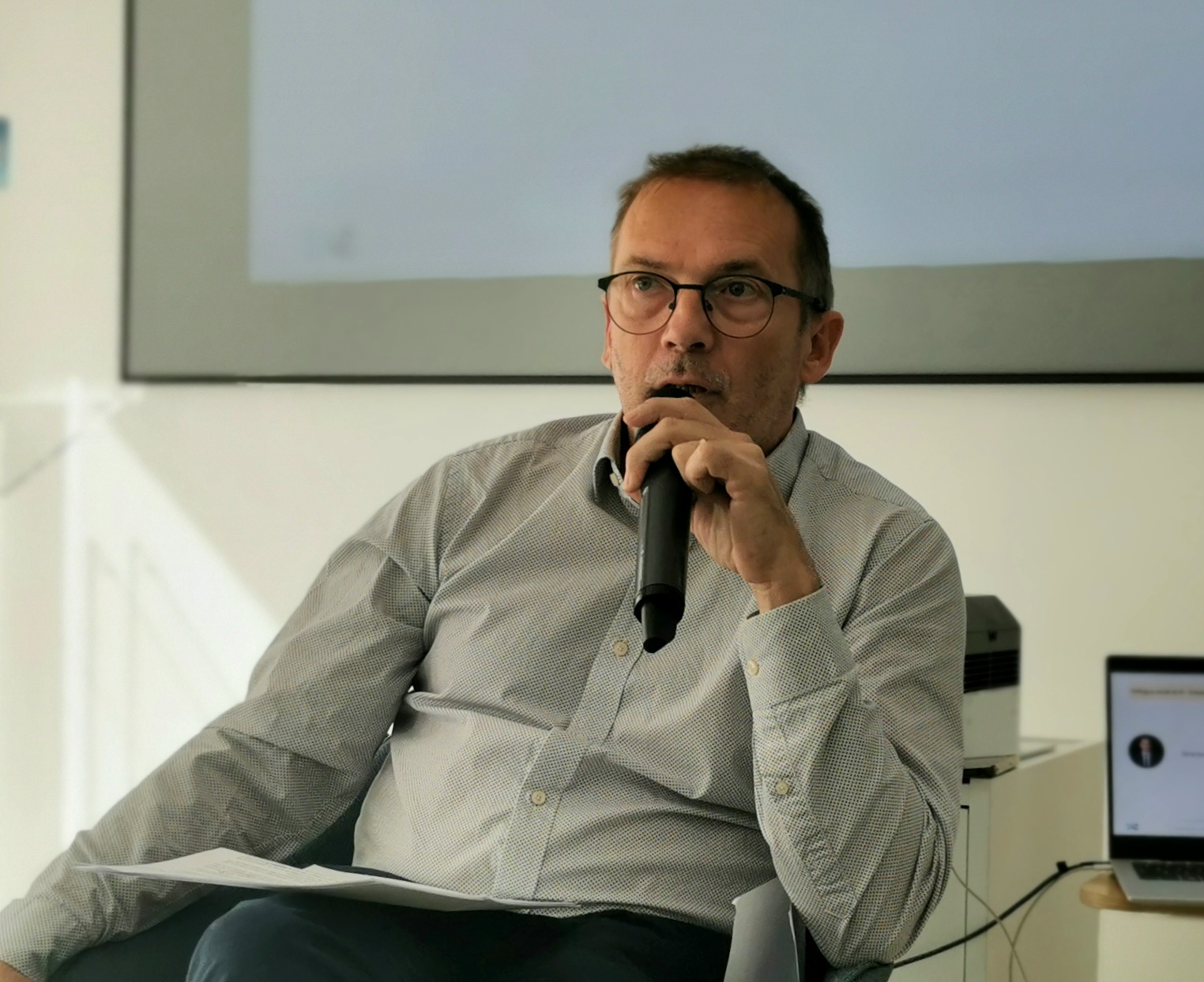 Olivier Mériaux prend la parole