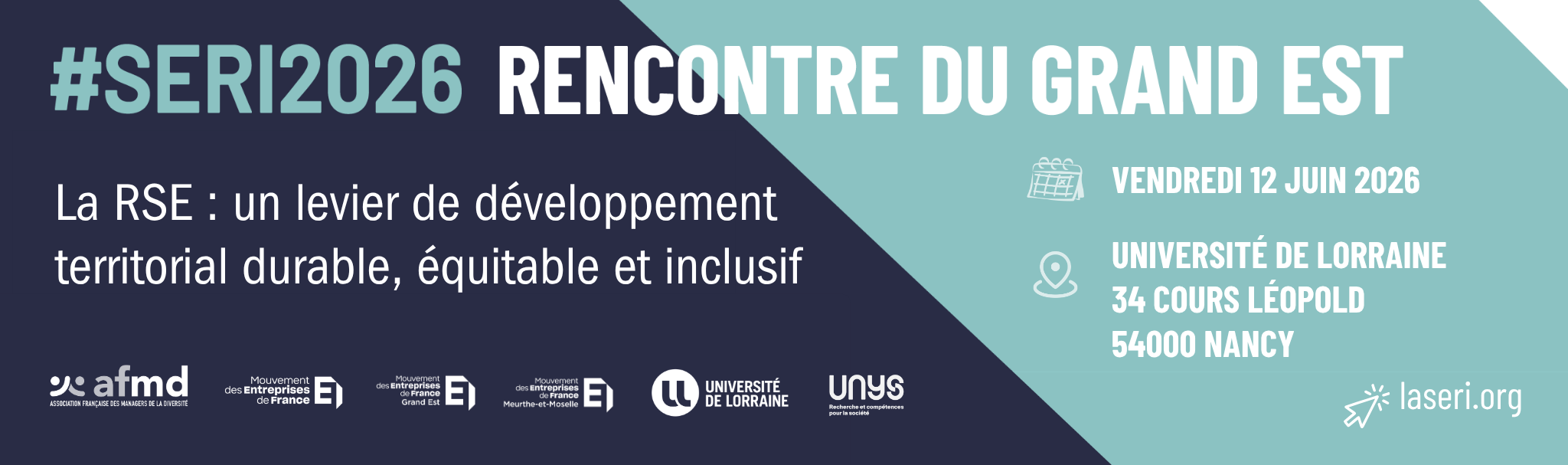 Bannière SERI2026 Rencontre du Grand Est