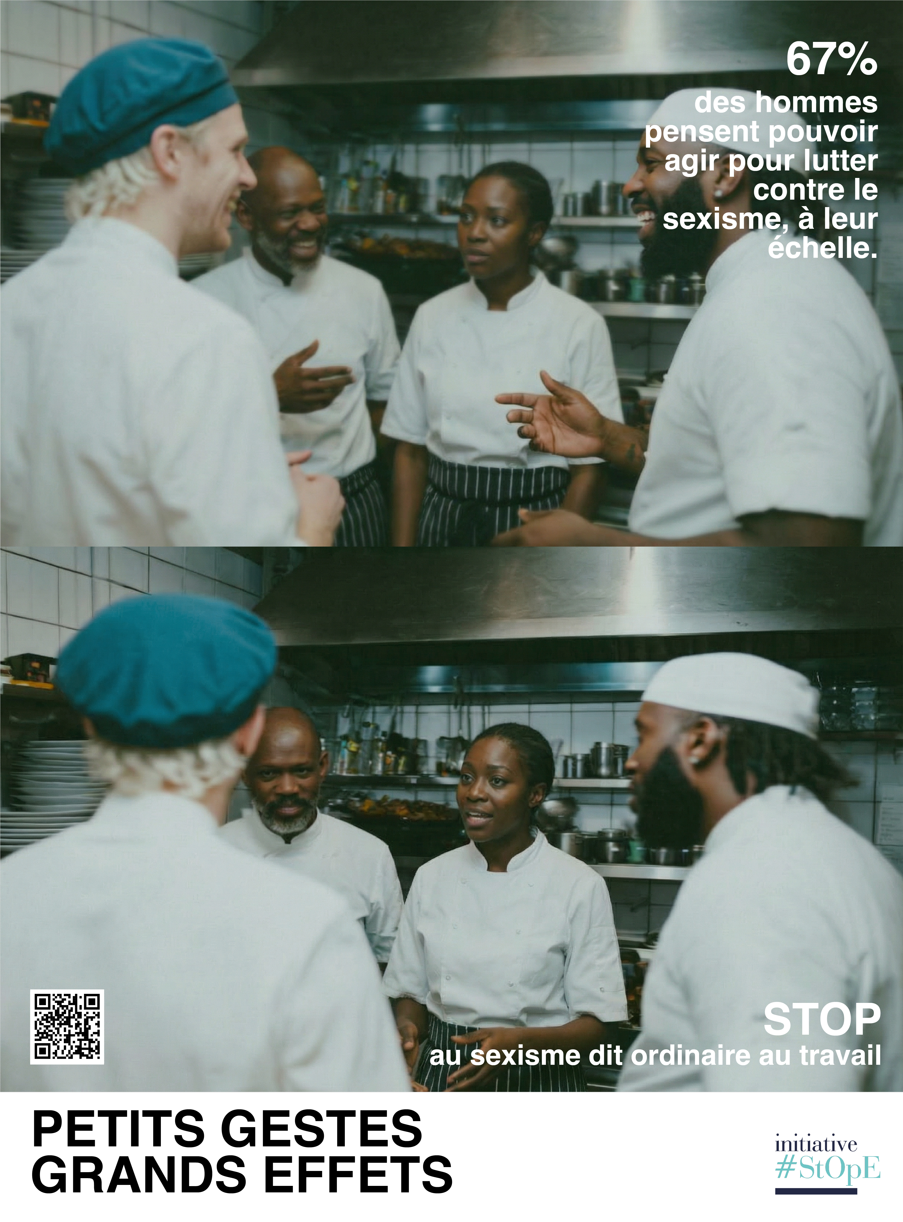 67% des hommes pensent pouvoir agir pour lutter contre le sexisme, à leur échelle.