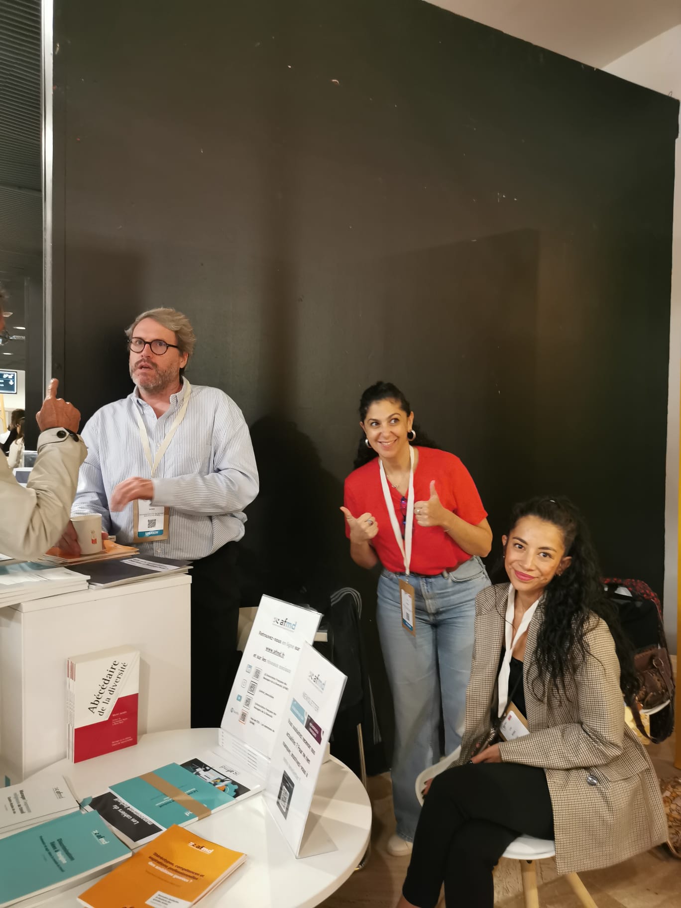 Equipe AFMD sur le stand