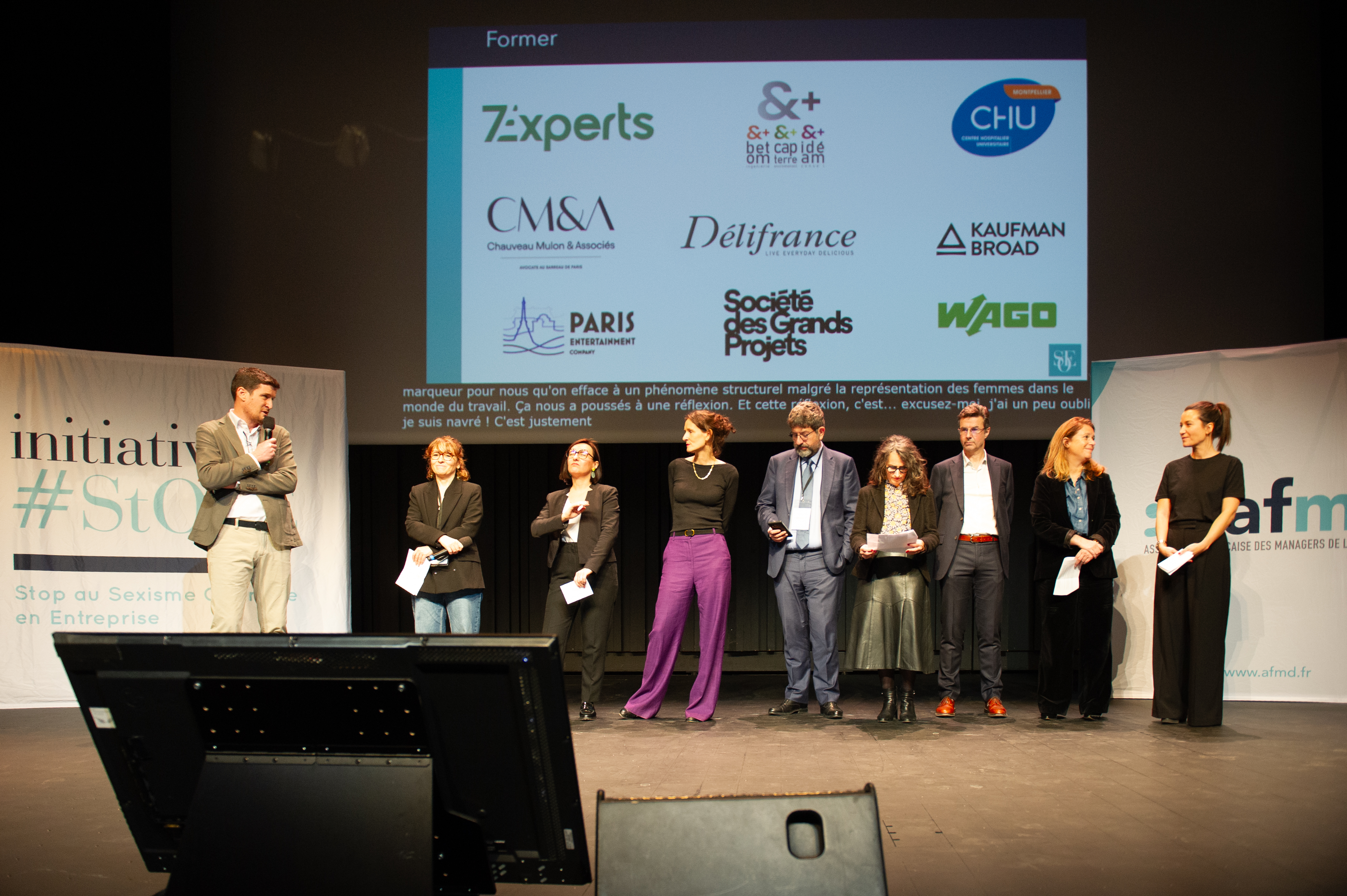 Photo des représentant·es du sous-groupe "former"